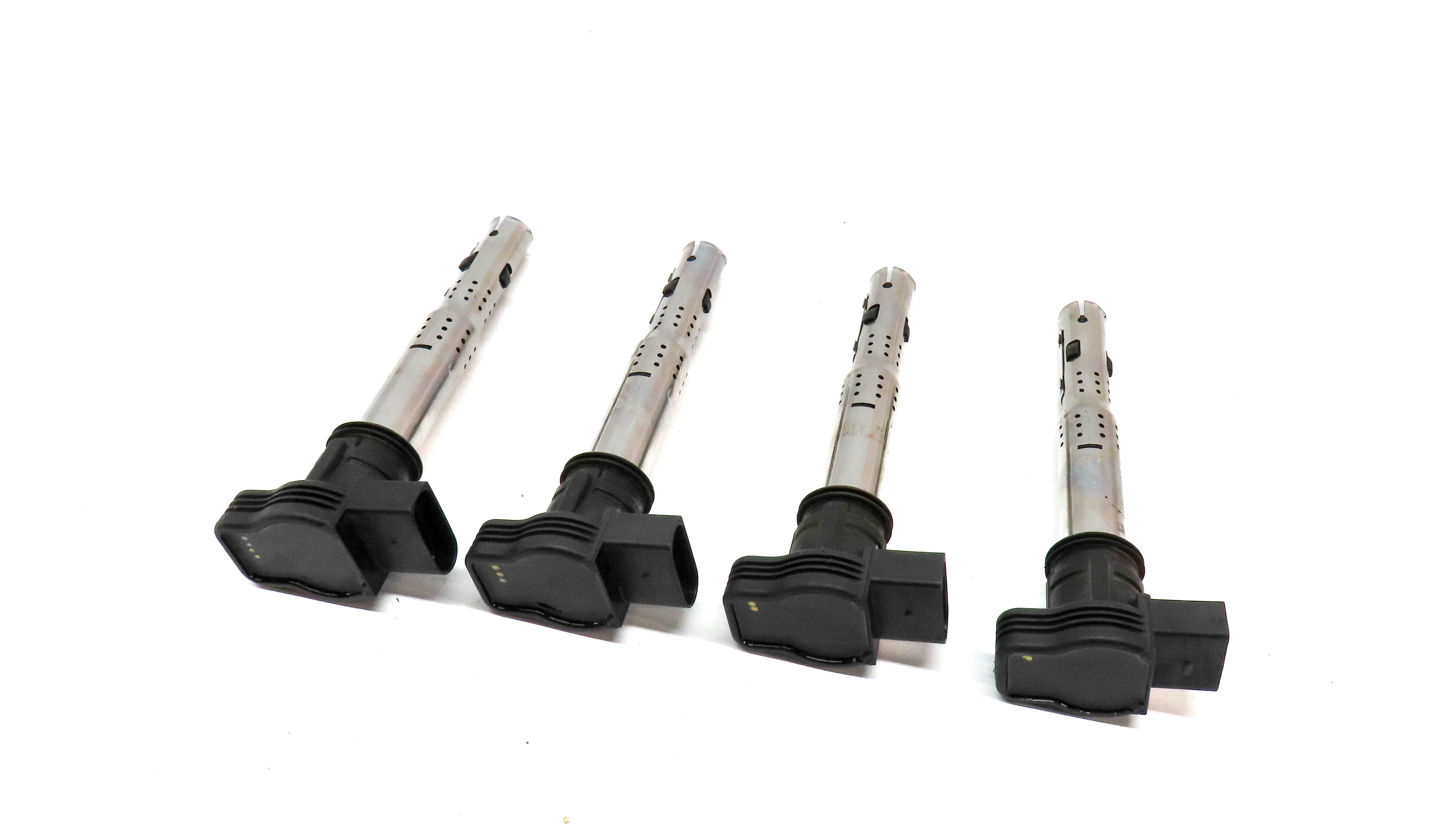 07-17 AUDI A3 A4 S4 A5 S5 A6 Q3 Q5 R8 TT BEETLE JETTA 2.0L IGNITION COIL SET 4 — exact item pictured